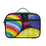Pile Of Colorful Easter Eggs Print Portable Lunch Bag