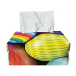 Pile Of Colorful Easter Eggs Print Rectangle Tissue Box Cover