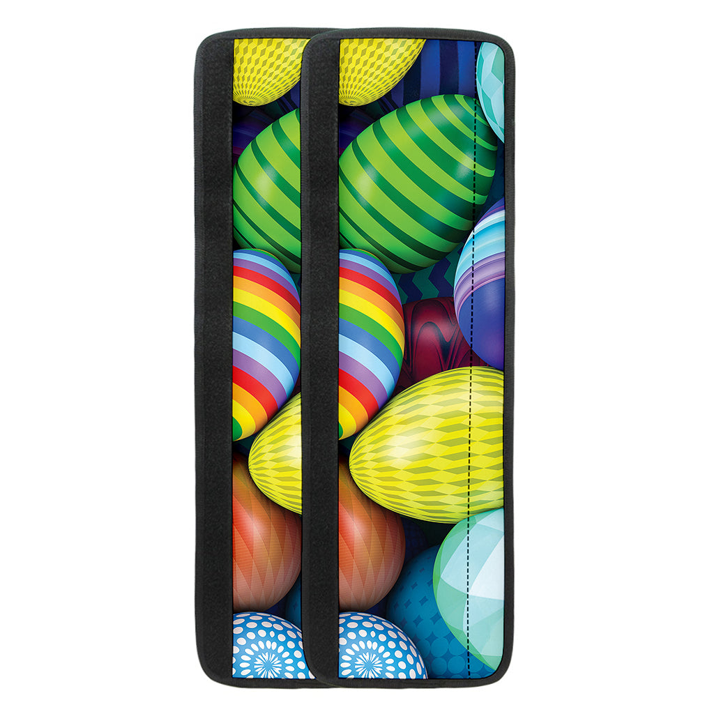 Pile Of Colorful Easter Eggs Print Refrigerator Handle Covers