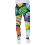 Pile Of Colorful Easter Eggs Print Scuba Joggers