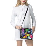Pile Of Colorful Easter Eggs Print Shoulder Handbag