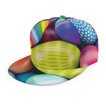 Pile Of Colorful Easter Eggs Print Snapback Cap