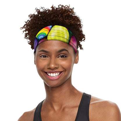 Pile Of Colorful Easter Eggs Print Sports Headband