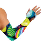 Pile Of Colorful Easter Eggs Print Sun Protection Arm Sleeves