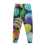 Pile Of Colorful Easter Eggs Print Sweatpants