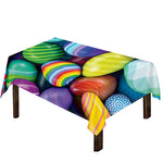 Pile Of Colorful Easter Eggs Print Tablecloth