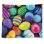 Pile Of Colorful Easter Eggs Print Tapestry