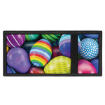 Pile Of Colorful Easter Eggs Print Trifold Wallet