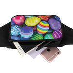 Pile Of Colorful Easter Eggs Print Waist Bag