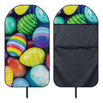 Pile Of Colorful Easter Eggs Print Waterproof Car Seat Cover