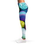 Pile Of Colorful Easter Eggs Print Women's Leggings