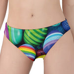 Pile Of Colorful Easter Eggs Print Women's Panties