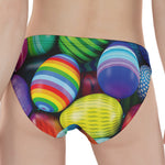 Pile Of Colorful Easter Eggs Print Women's Panties
