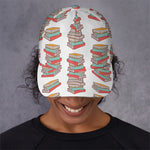 Pile Of Reading Books Pattern Print Baseball Cap