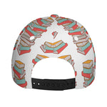 Pile Of Reading Books Pattern Print Baseball Cap