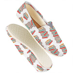 Pile Of Reading Books Pattern Print Casual Shoes