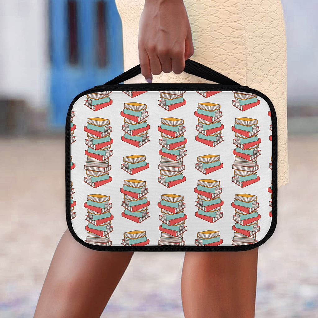 Pile Of Reading Books Pattern Print Classic Bible Case