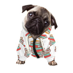 Pile Of Reading Books Pattern Print Dog Zip Up Hoodie