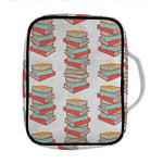 Pile Of Reading Books Pattern Print Front Pocket Bible Bag