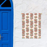 Pile Of Reading Books Pattern Print Garden Flag