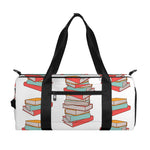 Pile Of Reading Books Pattern Print Gym Bag