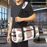 Pile Of Reading Books Pattern Print Gym Bag