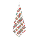 Pile Of Reading Books Pattern Print Hand Towel