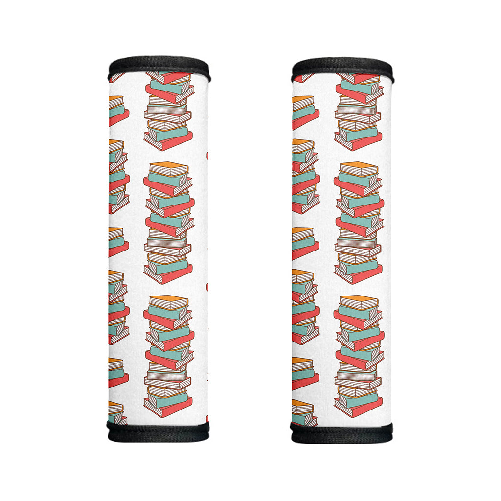 Pile Of Reading Books Pattern Print Handle Covers
