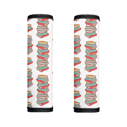Pile Of Reading Books Pattern Print Handle Covers