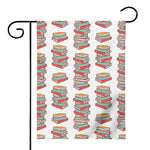 Pile Of Reading Books Pattern Print House Flag