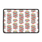 Pile Of Reading Books Pattern Print Kitchen Mat