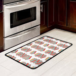 Pile Of Reading Books Pattern Print Kitchen Mat