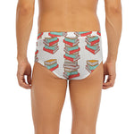 Pile Of Reading Books Pattern Print Men's Briefs
