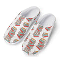 Pile Of Reading Books Pattern Print Mesh Casual Shoes