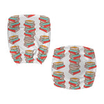 Pile Of Reading Books Pattern Print Office Chair Cover