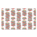 Pile Of Reading Books Pattern Print Polyester Doormat