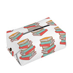 Pile Of Reading Books Pattern Print Rectangle Tissue Box Cover