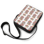 Pile Of Reading Books Pattern Print Rectangular Crossbody Bag