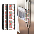 Pile Of Reading Books Pattern Print Refrigerator Handle Covers