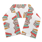 Pile Of Reading Books Pattern Print Scarf