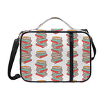 Pile Of Reading Books Pattern Print Shoulder Strap Bible Bag