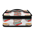 Pile Of Reading Books Pattern Print Small Lunch Bag