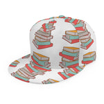 Pile Of Reading Books Pattern Print Snapback Cap