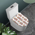 Pile Of Reading Books Pattern Print Toilet Lid Cover