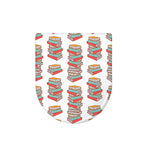 Pile Of Reading Books Pattern Print Toilet Lid Cover