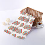 Pile Of Reading Books Pattern Print Towel