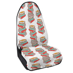 Pile Of Reading Books Pattern Print Waterproof Car Seat Cover
