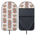 Pile Of Reading Books Pattern Print Waterproof Car Seat Cover