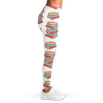 Pile Of Reading Books Pattern Print Women's Leggings