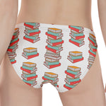 Pile Of Reading Books Pattern Print Women's Panties